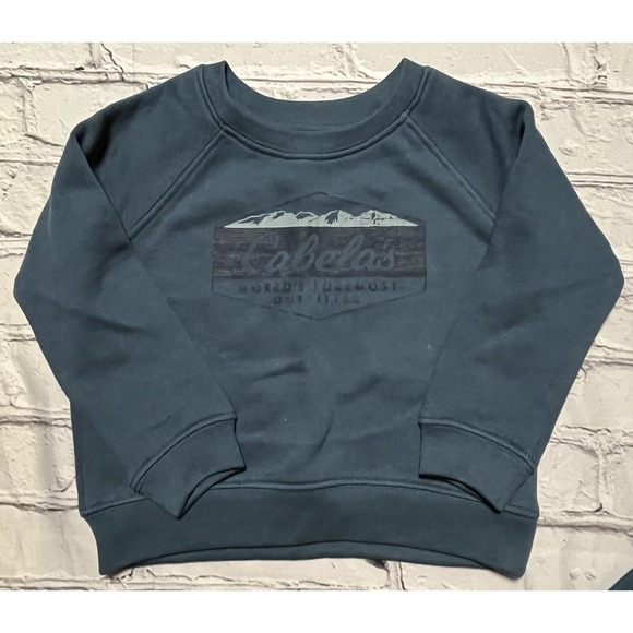 Cabela's Kids Long Sleeve Sweatshirt and Pants Set Blue 12 month NWOT - Picture 2 of 6